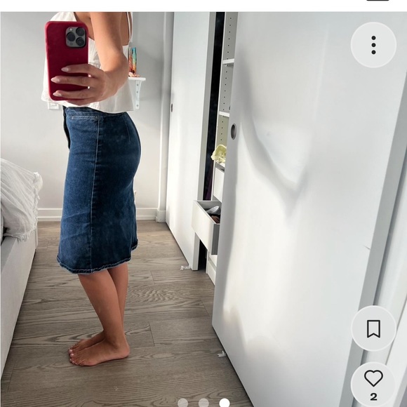 Vintage gap denim skirt - Picture 3 of 3